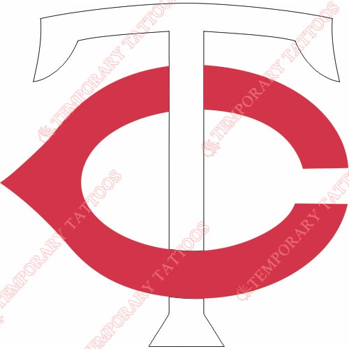 Minnesota Twins Customize Temporary Tattoos Stickers NO.1744